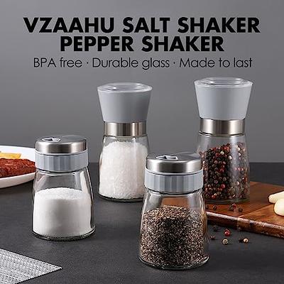 Salt and Pepper Shakers - Spice Dispenser with Adjustable Pour