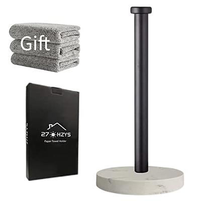 Umbra Black Stainless Steel Tug Paper Towel Holder