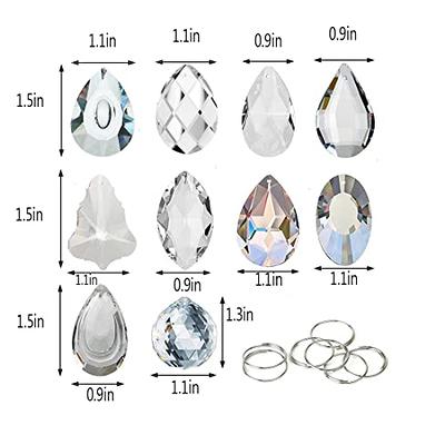  EXCEART 8 Pcs Ceiling Fan Lamp Pendant Dragonfly Crystal Suncatcher  Beads Hanging Suncatcher Chakra Suncatcher Chandelie Crystal Pendants  Crystal Ball Prism Drop Chain Link Glass Acrylic : Arts, Crafts & Sewing