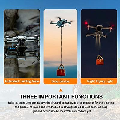 3 in 1) Tomat Mavic Air 2S Landing Gear with Airdrop System Mavic