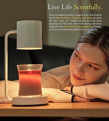 Desk Light Candle Warmer Lamp Candle Melting Light Timing Dimmable Switch  110V