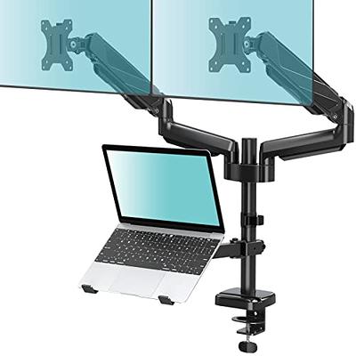 MOUNTUP Single Monitor Desk Mount, Adjustable Gas Spring Monitor Arm  Support Max 32 Inch, 4.4-17.6lbs Screen, Computer Monitor Stand Holder with