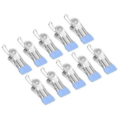 20pcs Portable Laundry Hook Hanging Clothes Pins Stainless Steel