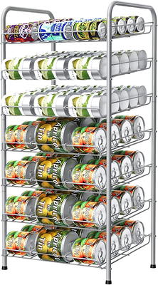 NANANARDOSO Can Organizer for Pantry, 3 Tier Can Dispenser Rack Holds up to  72 Cans, Can Storage Organizer Holder for Canned Food Storage Kitchen  Cabinets or Pantry Shelf Countertop, Silver 