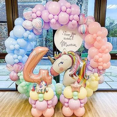 Pastel Balloon Arch Kit 80 Assorted Balloons Pastel Party Decorations  Pastel Balloons Unicorn Party Girl's Birthday Party -  Israel