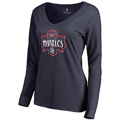 Fanatics Branded Women's Navy Cleveland Indians Mascot in Bounds V-Neck T-Shirt - Navy