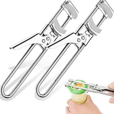 Adjustable Multifunctional Stainless Steel Can Opener, 2023 New Easy Jar  Opener for Weak Hands, Manual Jar Lid Gripper for Seniors with Arthritis, Bottle  Opener Kitchen Gadgets (1 Pcs) 