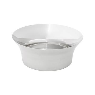 FRISCO Marble Print Stainless Steel Double Elevated Dog Bowl, Gold