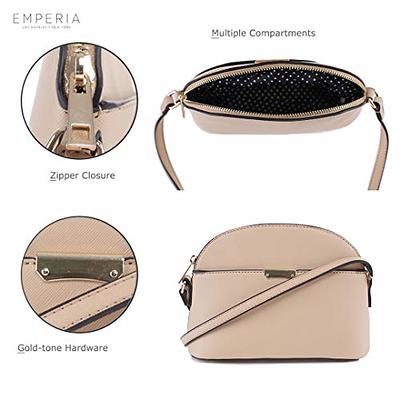 anck Crossbody Bags for Women Luxurious Leather Shoulder Purse- Zipper  Pocket Small Crossbody Bags for Women Purses Fashion Lightweight Handbags  Shoulder Bag (Brown): Handbags