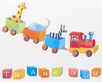 Papyrus Baby Thank You Cards with Envelopes, Toy Train (12-Count) - Yahoo  Shopping