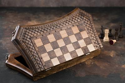 Modern Chess Wood Boards Large Set With Board, Wooden Game, Handmade Board  Handcrafted, Luxury Sets Storage - Yahoo Shopping