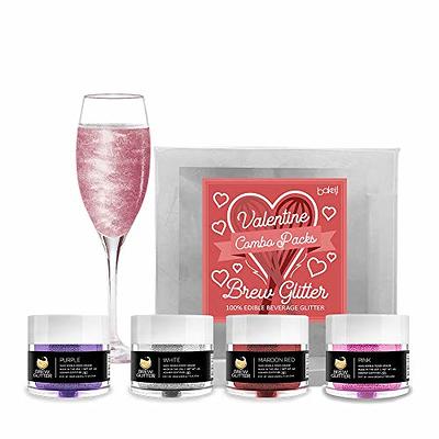 Glitter Meister Edible Glitter for Drinks - PINK CHAMPAGNE (Light Pink –  203 Brands