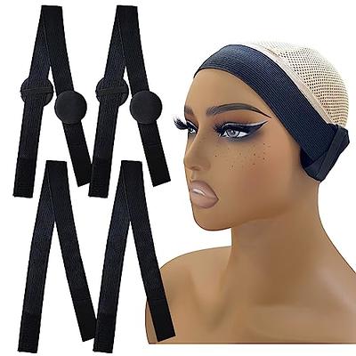 Adjustable Wig Band Adjustable Elastic Band for Wig Making Adjustable Wig  Straps for Making Wigs Wig Band for Keeping Wig In Place (Elastic band) 