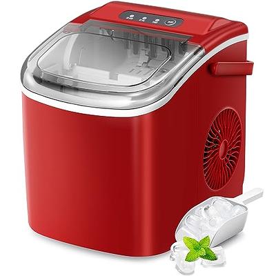 Igloo 26 Pound Automatic Self-Cleaning Portable Countertop Ice Maker Machine  with Handle Igliceb26Hnpk