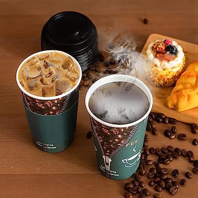 Paper Cup Geometrix Hot Cold with Lid 16 oz