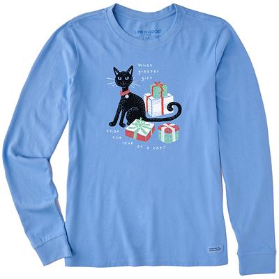 Life is good deals womens crusher cat love