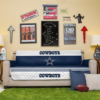 Nfl Dallas Cowboys Logo Stripe Flannel Fleece Throw Blanket : Target