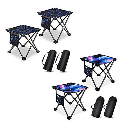 KABOER 4 Pack Folding Camping Stool Portable Outdoor Camping Chair