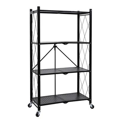 Project Source Plastic 4-Tier Utility Shelving Unit (34.75-in W x