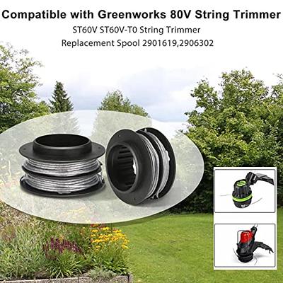 10 Pack String Trimmer Replacement Spool Compatible with BLACK+DECKER,  240ft 0.065 AF-100 Autofeed Replacement Spools - Compatible with Black+Decker  String Trimmers(8-Line Spool + 2 Cap+2 Spring) 