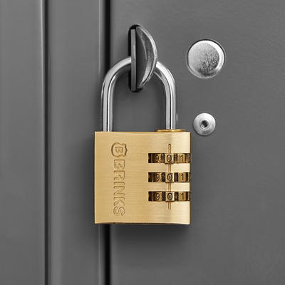 Brink's 30 mm Solid Brass Padlock