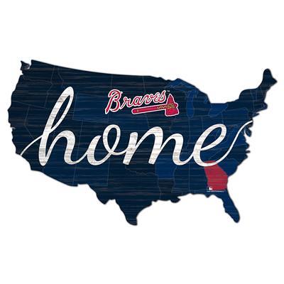 Atlanta Braves Team Color Welcome Sign - 11x19