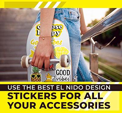 EL NIDO 100 Yellow Stickers, Aesthetic Stickers, Cute Stickers, Laptop  Stickers, Vinyl stickers, Stickers for Water Bottles, Waterproof stickers  for kids teens, teen girl Christmas Stocking Stuffers sticker packs - Yahoo  Shopping