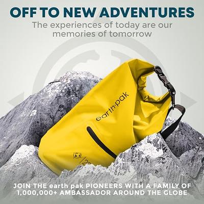 Earth Pak Waterproof Dry Bag with Zippered Pocket - Waterproof Dry