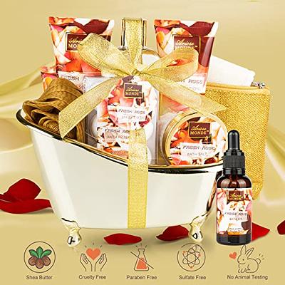 Gift Set For Women, Spa Luxetique Bath Sets for Women Gift, 8 Pcs Rose Spa  Basket Includes Bubble Bath, Shower Gel, Body Lotion, Birthday Spa Gifts