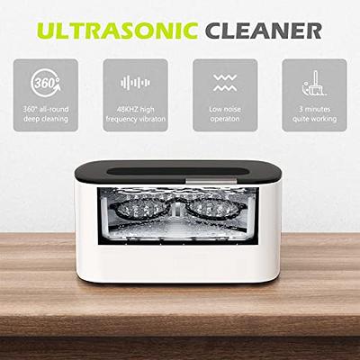 KECOOLKE Ultrasonic Jewelry Cleaner, 600ml Sonic Cleaner with Digital Timer  for Eyeglasses, Rings, Coins，Silver，Denture Ultrasonic Cleaner Solution for  Gifts - Yahoo Shopping