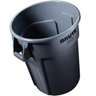 Rubbermaid 1779739 BRUTE 55 Gallon Black Executive Round Trash Can