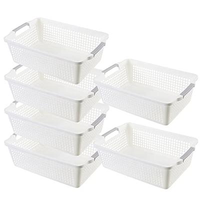 Thintinick 6 Pack Rectangular Clear Plastic Storage Containers Box with  Hinged Lid for Beads and Other Small Craft Items (6.1 x 2.56 x 1.18 inch)