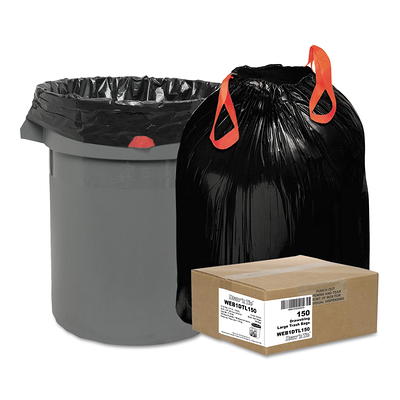 PMDS-2431-12-W-200 PlasticMill 13 Gallon Garbage Bags, Drawstring