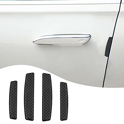 4 PCS Carbon Fiber Car Door Edge Guard, Car Door Protector