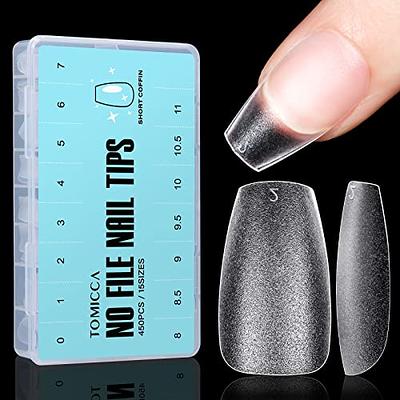 TOMICCA Matte Extra Short Square Nail Tips and Glue Gel Kit - 240Pcs Short  Square Nail Tips, Portable UV Lamp, 8-in-1 Nail Glue, Gel Nail Art Set,  Easy DIY Nail… in 2023