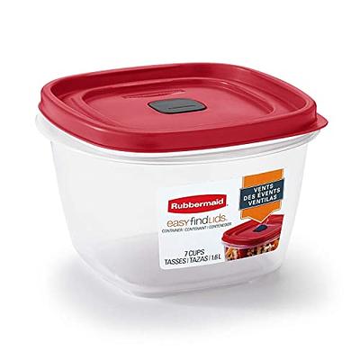 Rubbermaid Containers + Lids, Mini Deep Squares 2.1 Cups - 5 containers