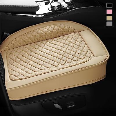 Auto Drive 1pc Full Size Seat Cushion Leather Black - Universal Fit, 2