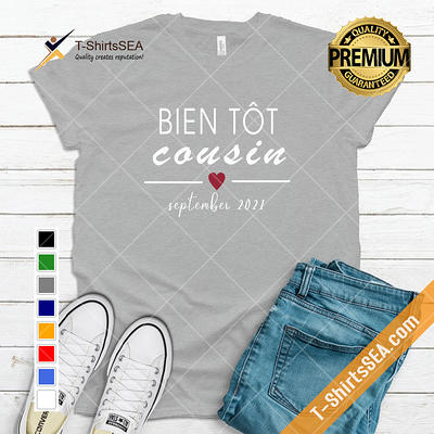 Bientot cousin tshirt, going to be cousin soon tshirt, cousin