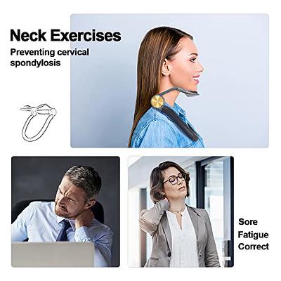 Neck Support, Adjustable Neck Brace, Neck Stretcher Exerciser Cervical,  Neck Traction Device, Correction for Spine Pressure Neck Pain Relief  Improving