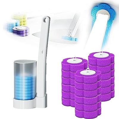 oshang Disposable Toilet Brush - Toilet Bowl Cleaner, Toilet Cleaning  Supplies, Toilet Brush with Holder, 14 Refills for Deep Cleaning and  Hygienic