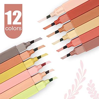 EOOUT 12pcs Aesthetic Cute Highlighters with Assorted Colors, Bible  Highlighters and Pens No Bleed, Soft Chisel Tip, Dry Fast, Easy to Hold for  Journal Notes School Office Supplies (Earthy) - Yahoo Shopping