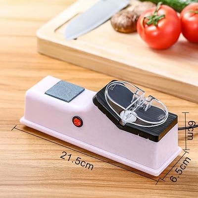  Electric Knife Sharpener, Professional Electric Knife Sharpener  for Home,4 in 1 Electric Knife Sharpeners,Professional Electric Knife  Sharpener for Kitchen Knives (A): Home & Kitchen