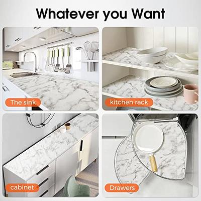 Drawer and Shelf Liner for Kitchen Cabinet: Non Adhesive Fridge Liner  Washable Reusable Easy to Clean