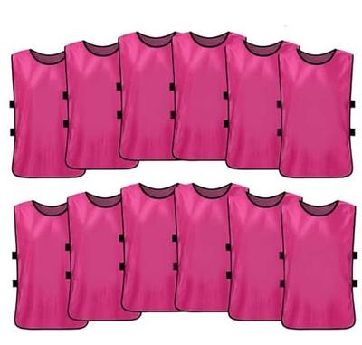 FORZA Soccer Training Pinnies/Scrimmage Vests/Sports Bibs | Packs of 5, 10  & 15 | Sizes Ranging from Kids to XXL