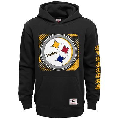 Men's Charcoal Pittsburgh Steelers Big & Tall Logo Pullover Hoodie