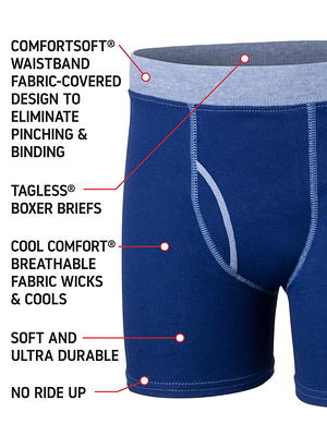 Hanes Originals Women's SuperSoft Boxer Briefs Underwear, 3-Pack, Sizes  S-XXL 