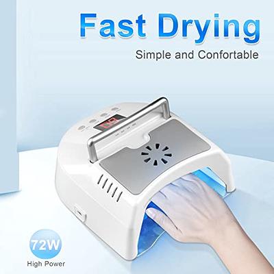 Amazon.com : Nail Dryer,Air Nail Fan Dryer with Automatic Sensor Nail  Polish Dryer for Regular Polish Nail Blow Dryer Warm and Cool Wind Nail  Dryer Fan for Fingernail Toenail (White)(110V,American Standard) :