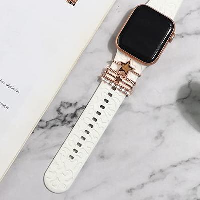 LELONG for Apple Watch Band 45mm 44mm 42mm Series 8 Series 7 6 5 4 3 2 1 SE  Ultra, Bling Replacement Bracelet iWatch Band, Diamond Rhinestone