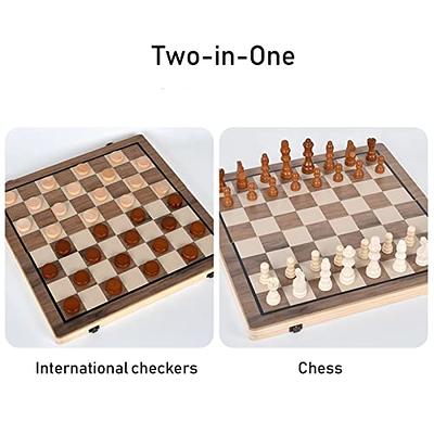 BCBESTCHESS Handcrafted Rosewood Chess Board Set, Foldable Storage for  Magnetic Pieces with Extra Queens, Chess Set Brown(12x12 Inches) 