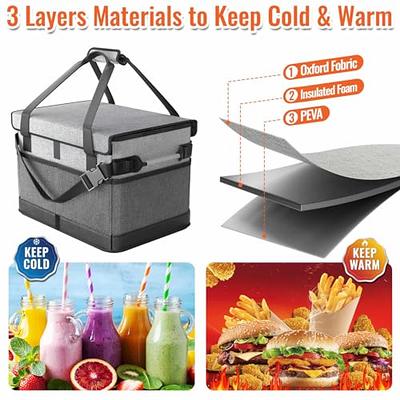 HODRANT Large Grill Utensil Caddy with Paper Towel Holder, Outdoor Picnic  Bag Organizer for BBQ Supplies Tool, Tailgating Accessory Basket Camping